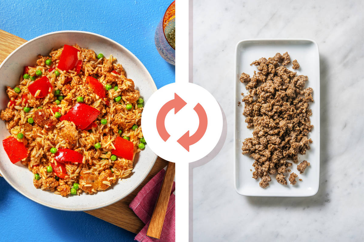 Harissa Beef Pilaf