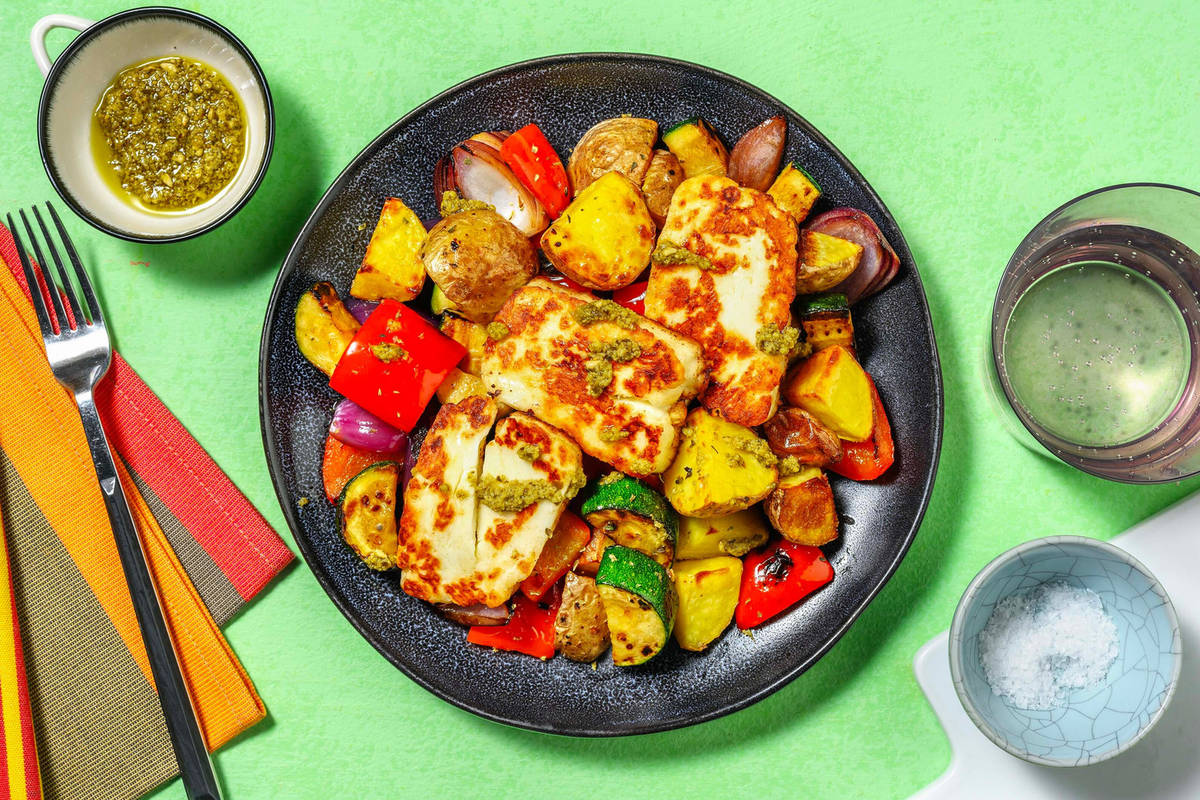 Pan-Fried Halloumi