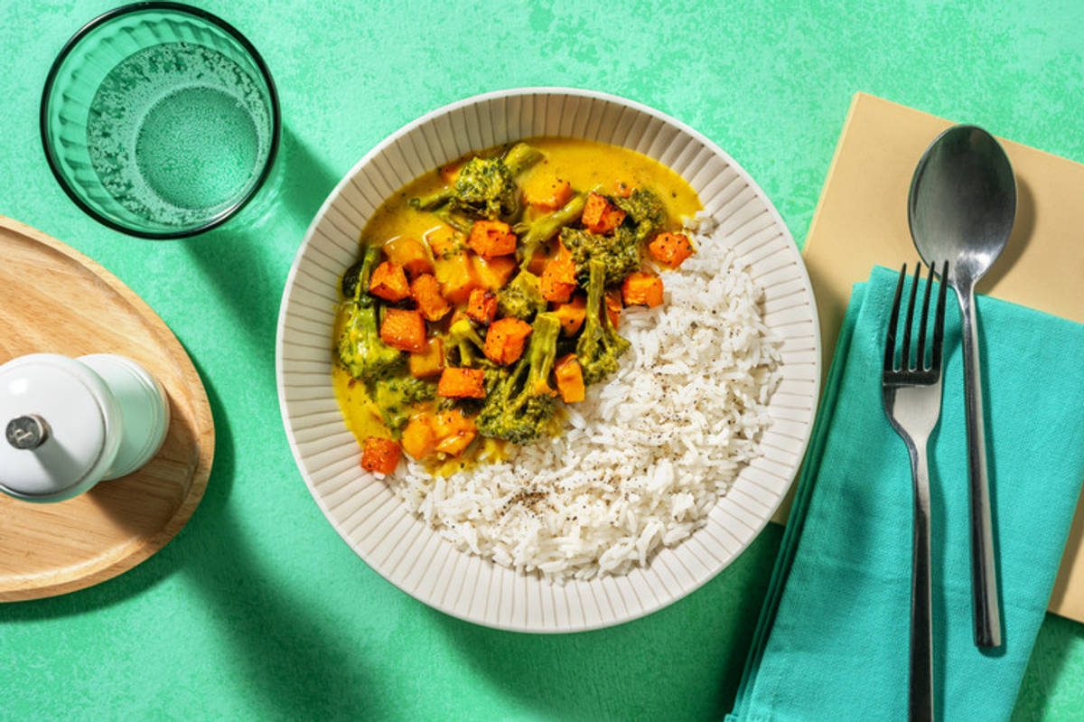 Prawn and Butternut Squash Korma Style Curry