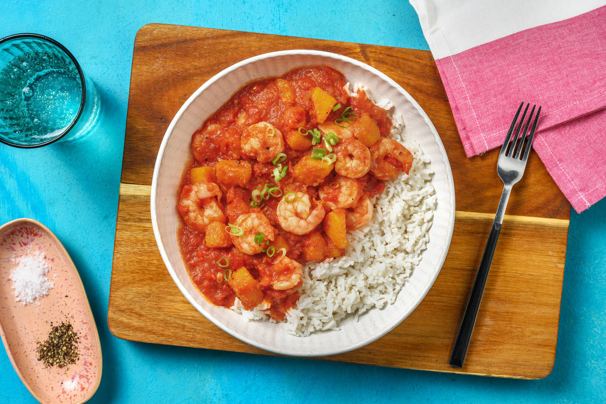Prawn and Butternut Squash Curry