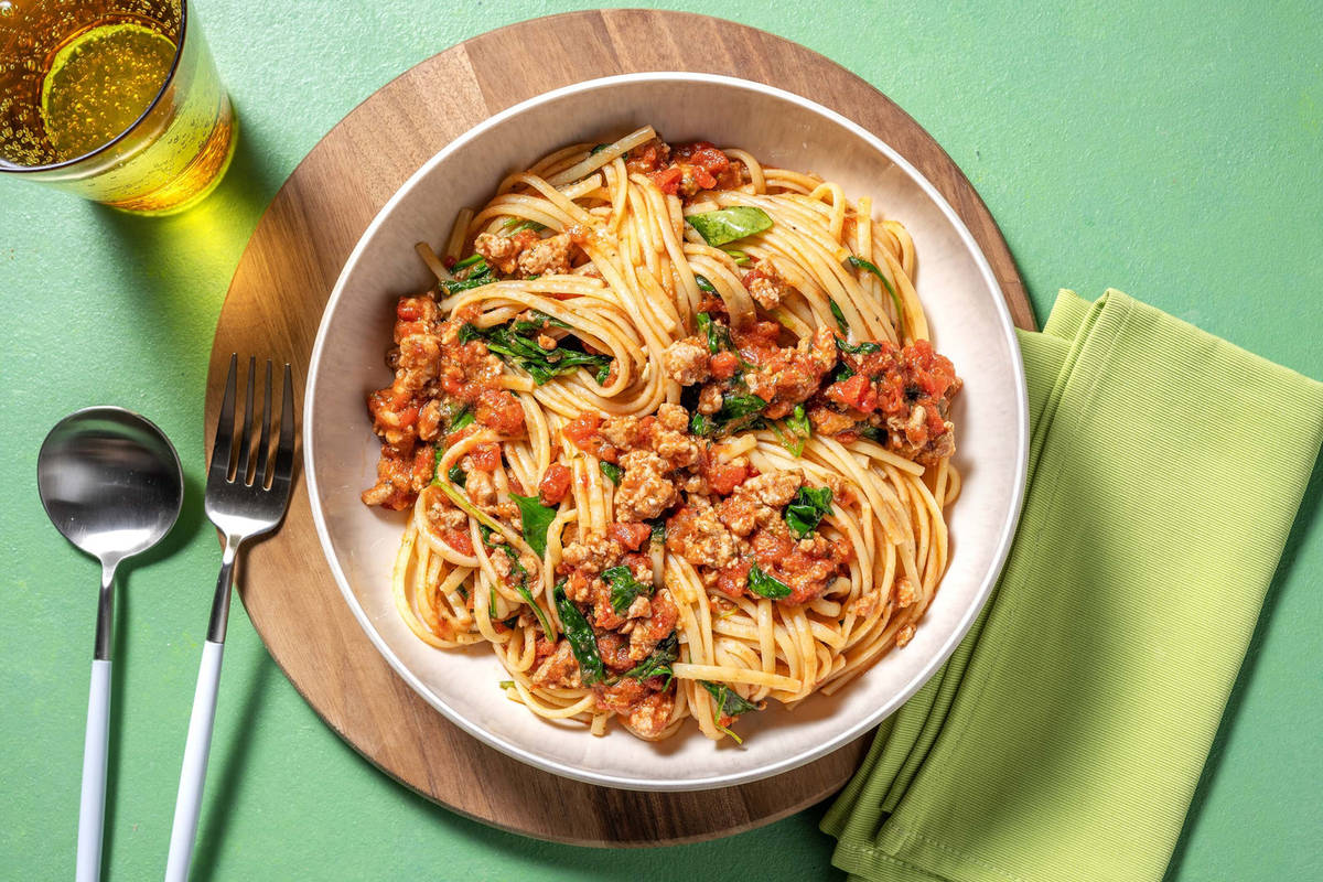 Speedy Sausage Linguine