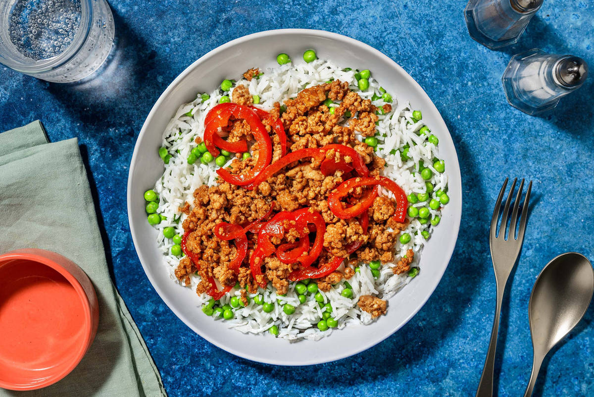 Quick and Easy Teriyaki Veggie Mince