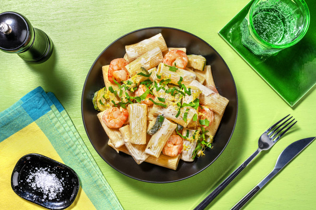 Speedy Prawn Rigatoni
