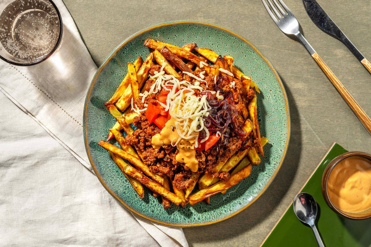 Bacon Cheeseburger Loaded Fries