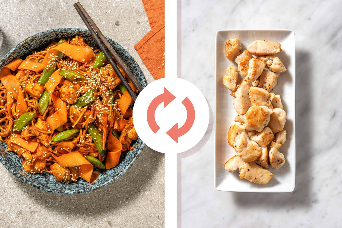 Thai Inspired Chicken Breast and Noodle Stir-Fry