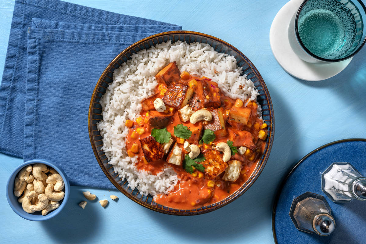 Paneer Butter Masala with Tofu