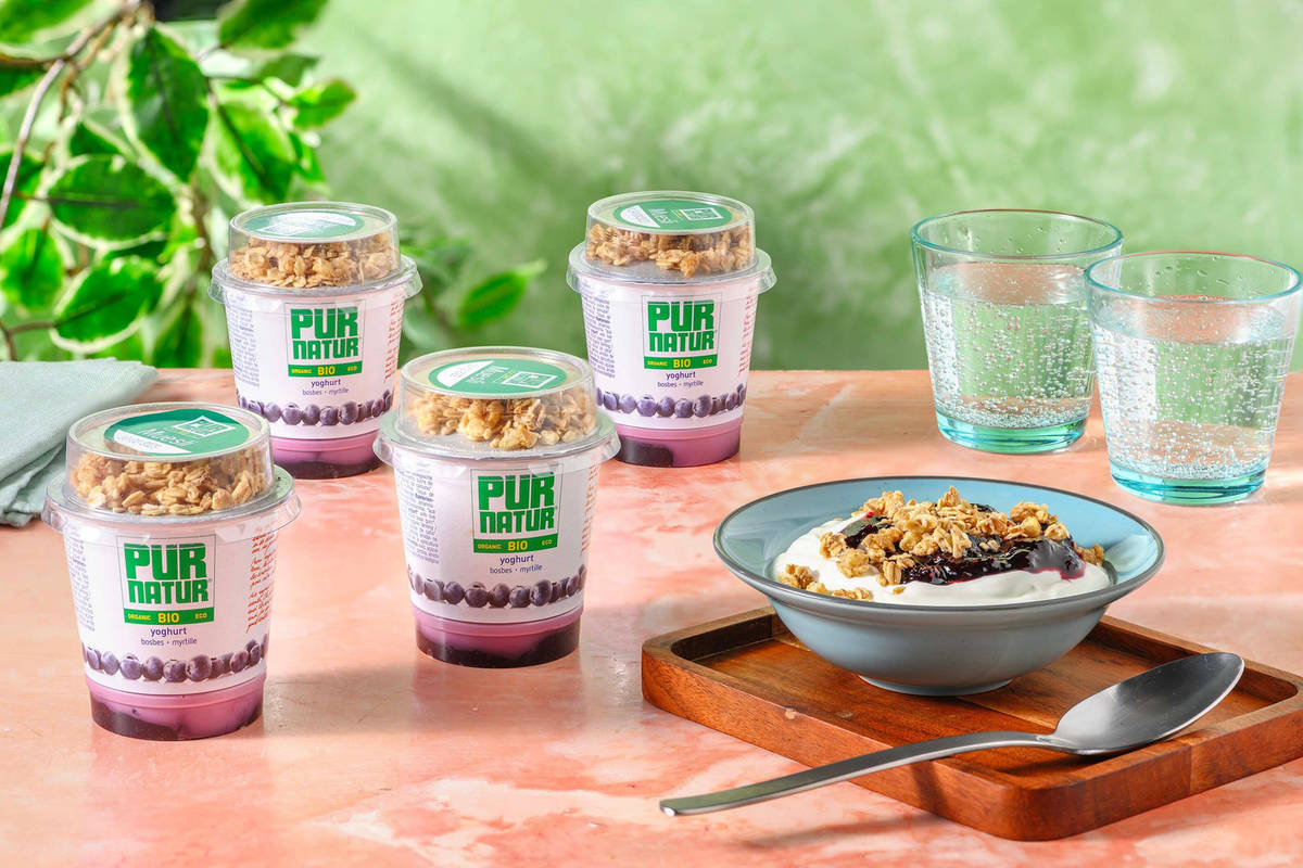 Pur natur : Yaourt myrtille et muesli