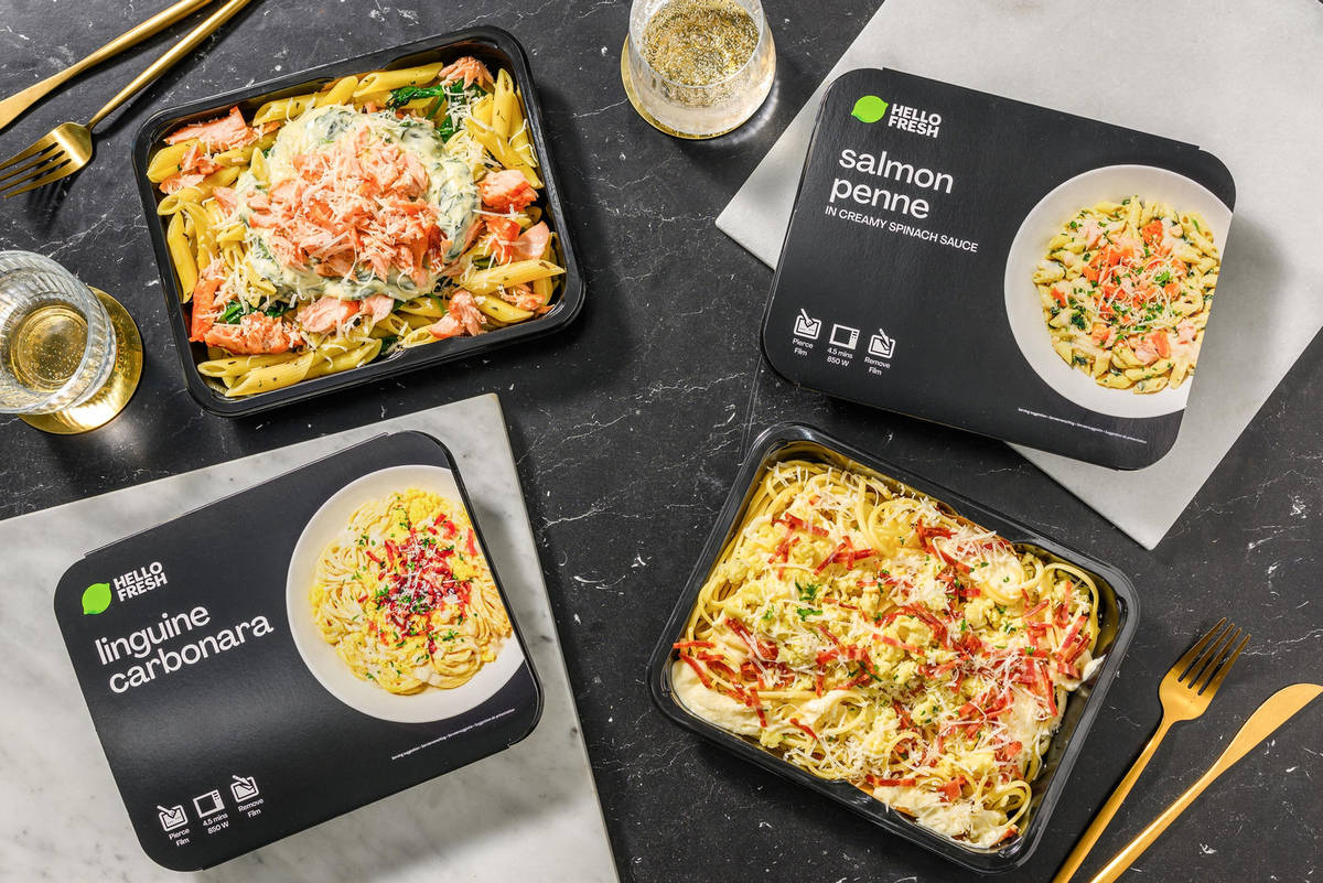 Pasta Duo: Penne mit Lachs & Linguine Carbonara 