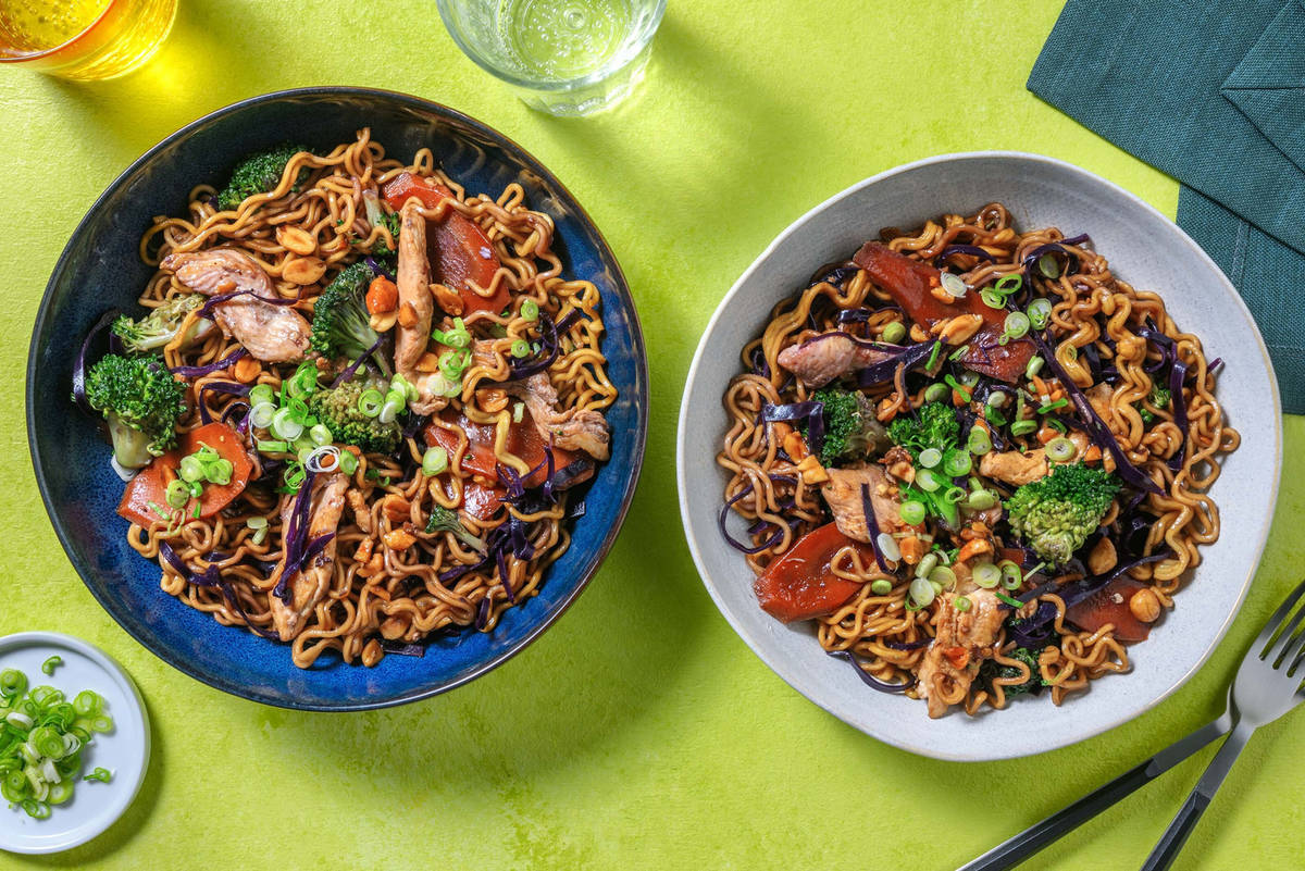 Sprød nudelsalat