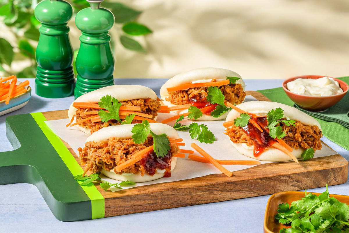 Bao Buns mit Pulled Pork