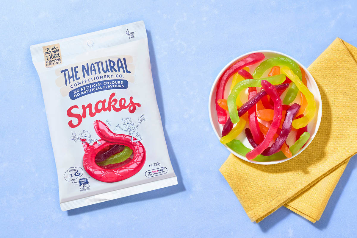 The Natural Confectionery Co. Snakes Lollies