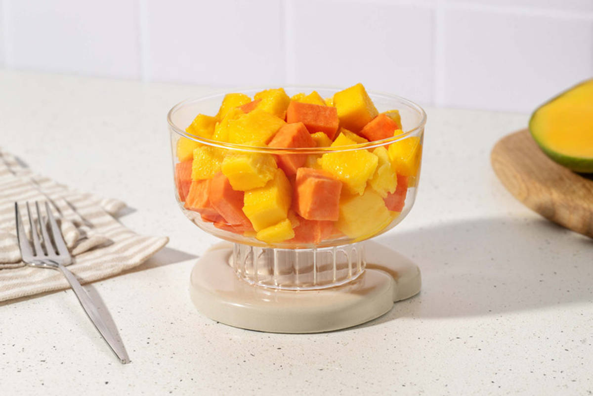 Mango e Papaya a cubetti