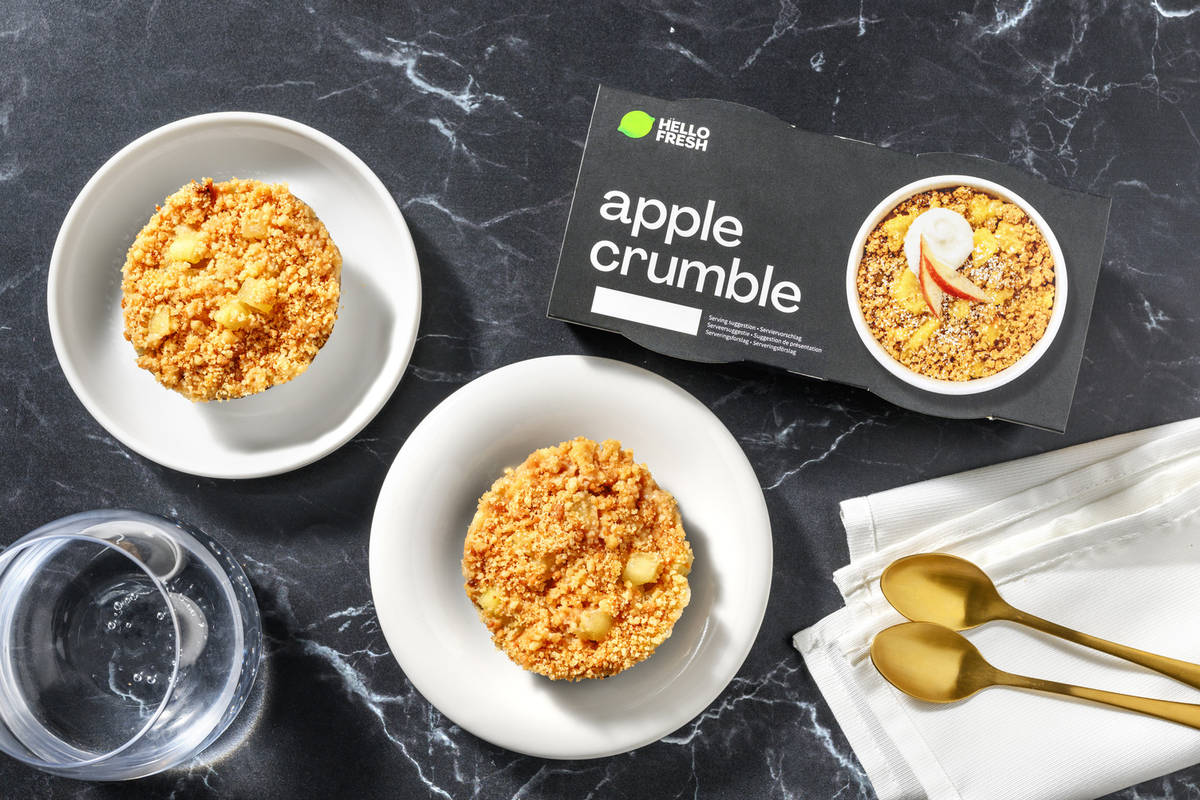 Crumbles aux pommes