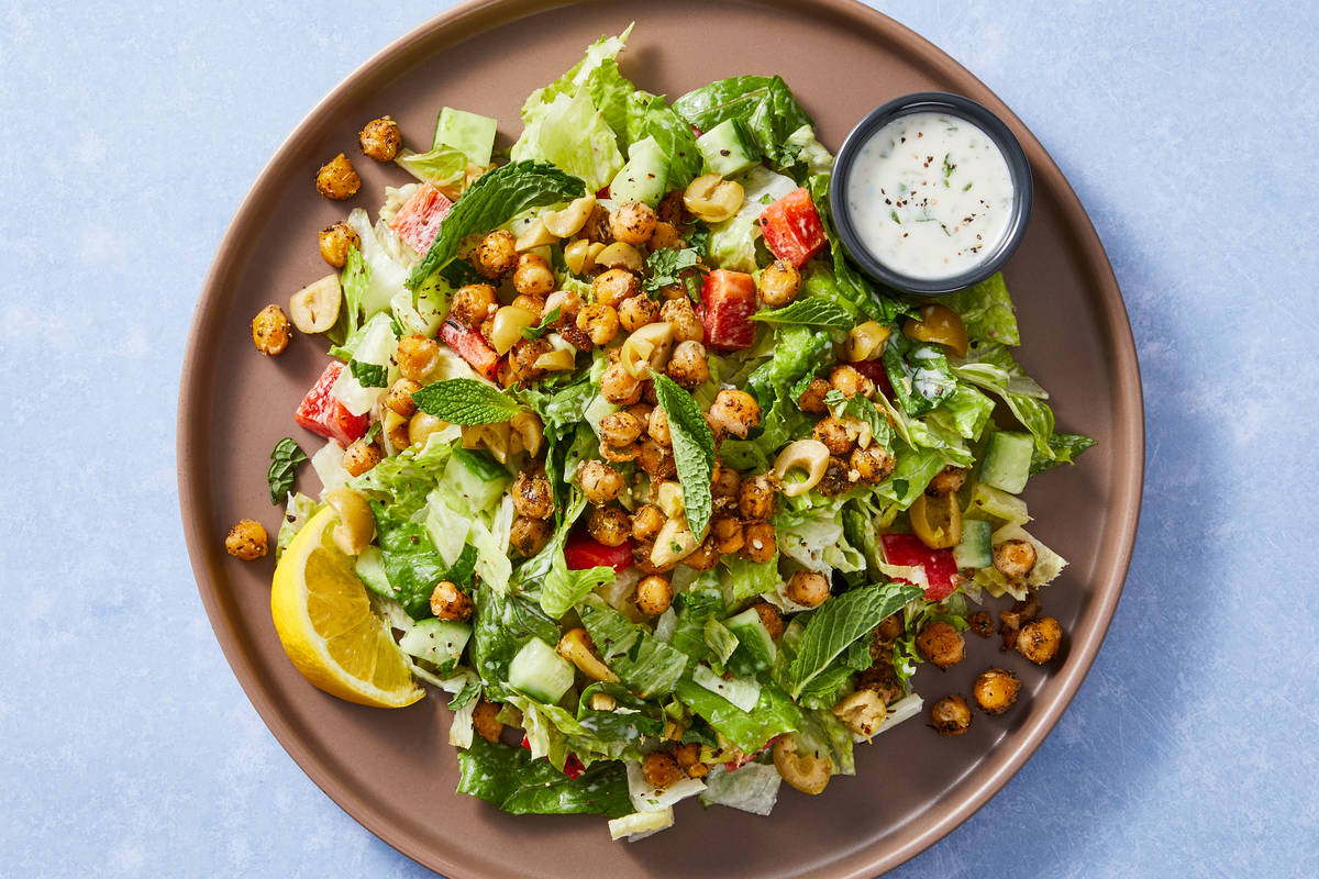 Za'atar Chickpea & Rib-Eye Steak Salad