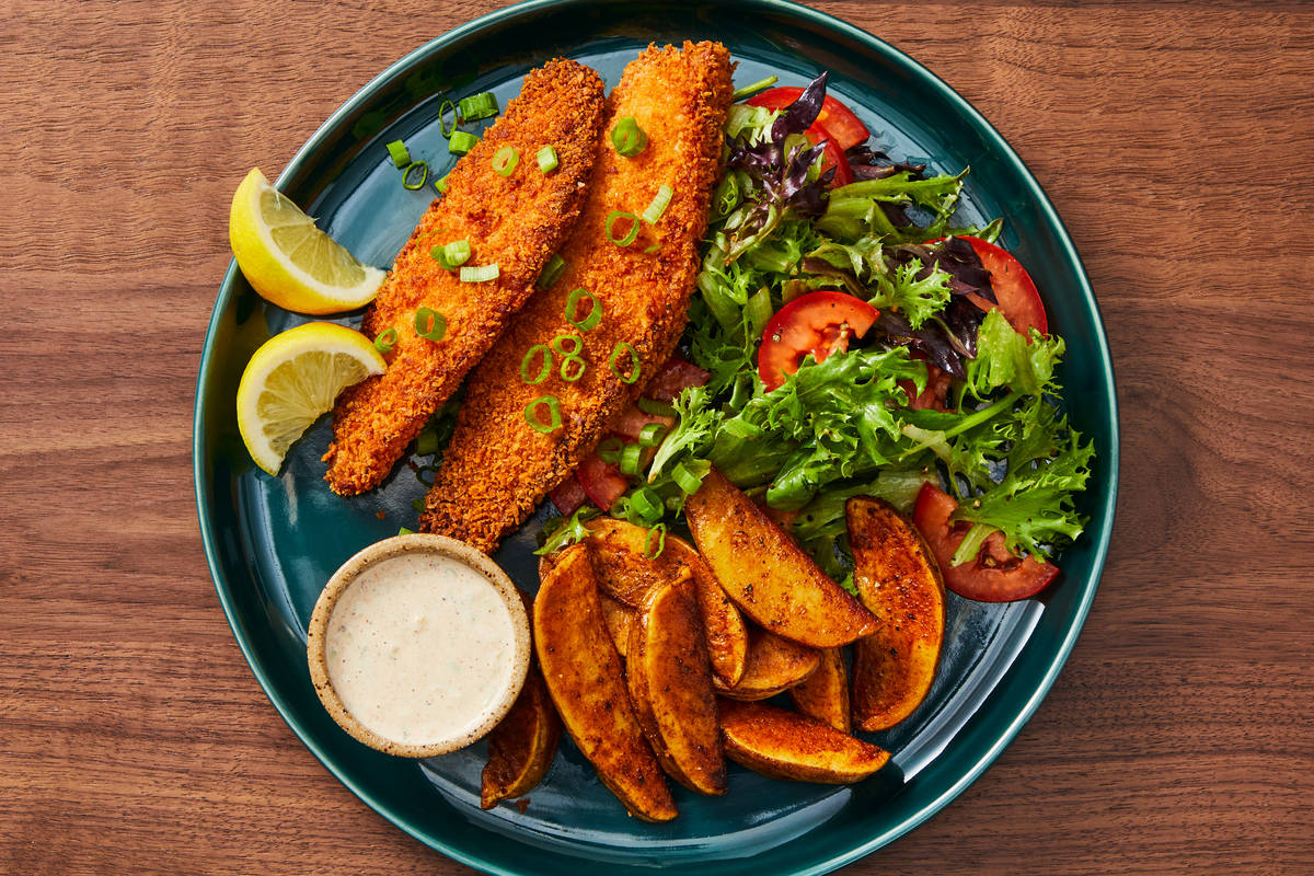 Crispy Tilapia with Remoulade Sauce