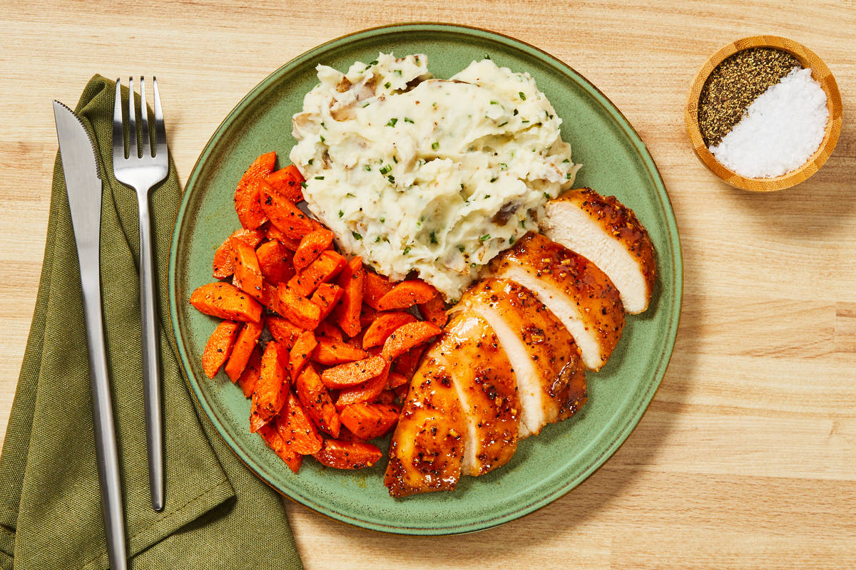 Brown Sugar Bourbon Glazed Chicken