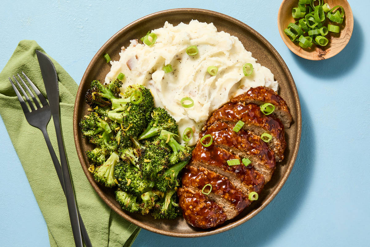 Brown Sugar Bourbon Beef Meatloaves