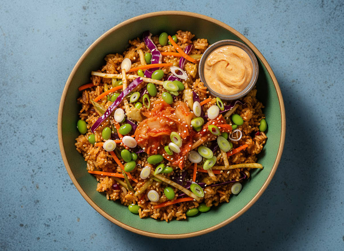 Sesame Soy Organic Chicken Fried Rice