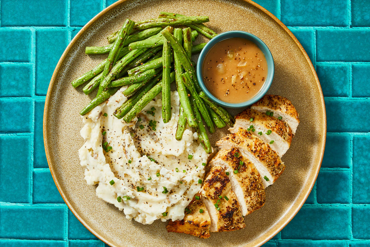 Smothered Chicken with Onion Gravy