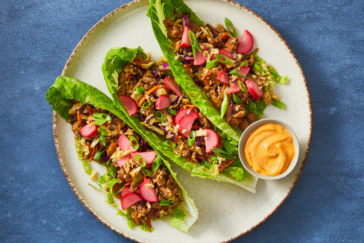 Sweet Heat Soy-Glazed Beef Lettuce Wraps