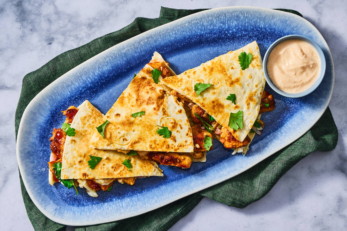 Smoky BBQ Chicken Quesadillas