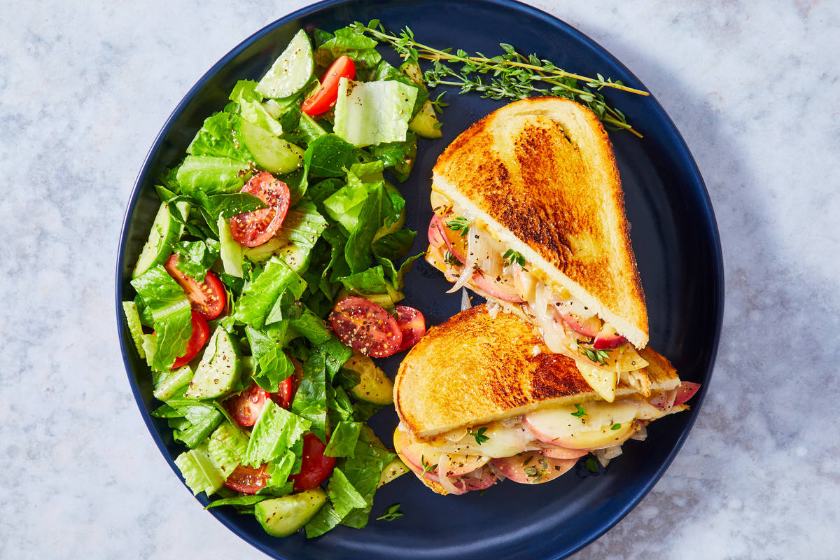 Caramelized Apple & Gouda Sandwiches