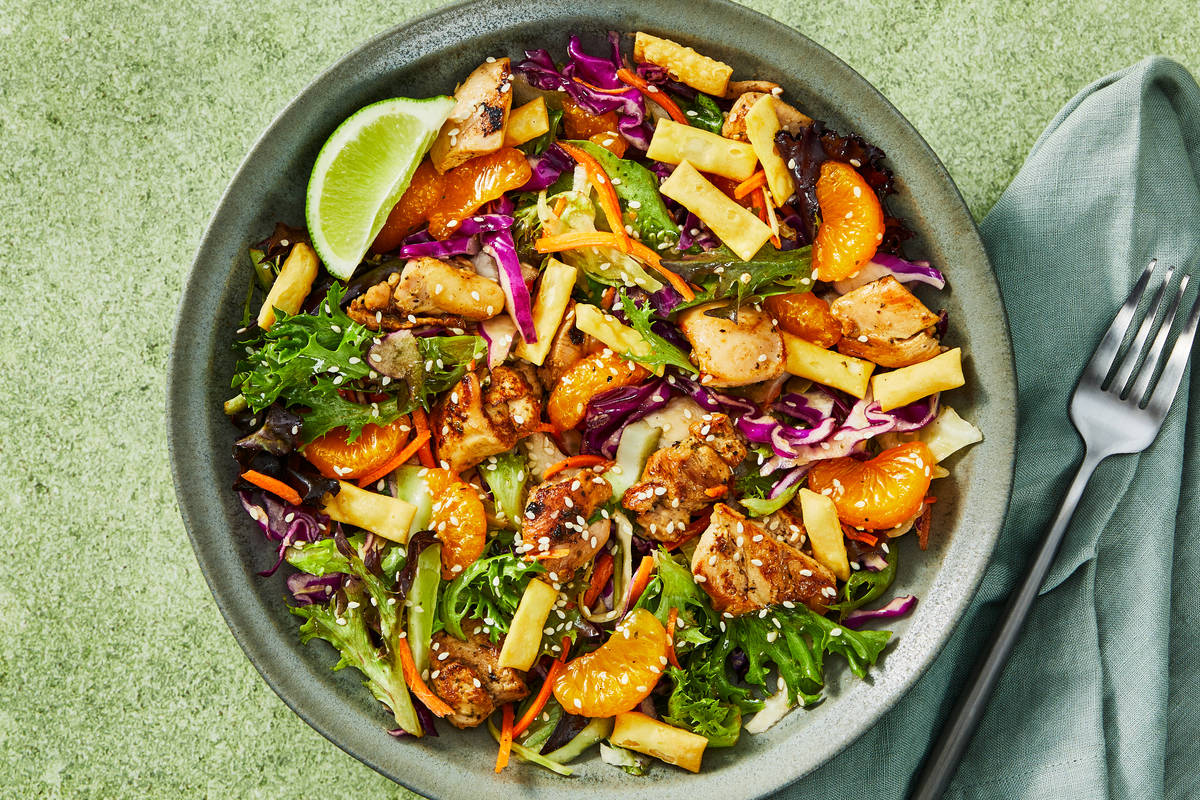 Crunchy Mandarin Chicken Salad
