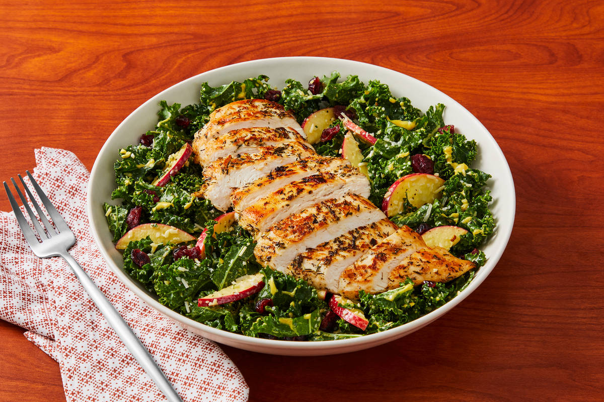 Honey Dijon Chicken & Kale Salad