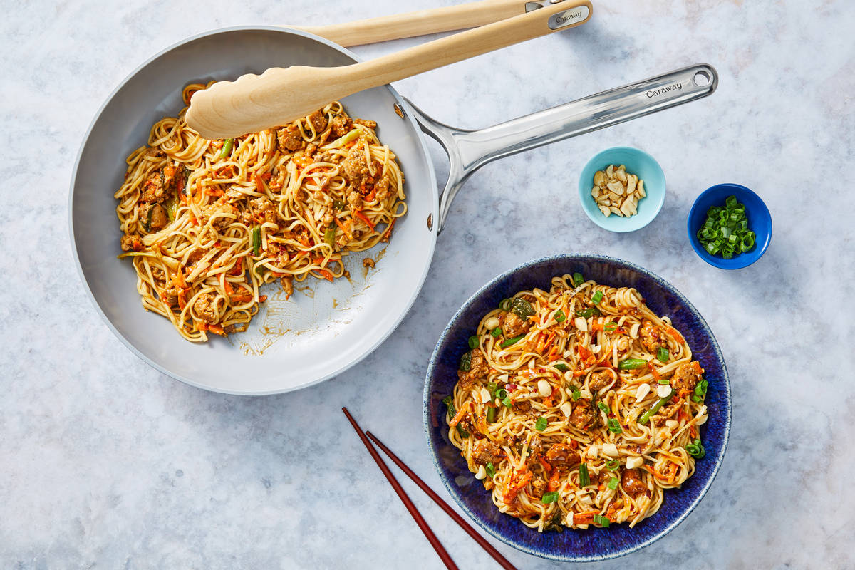 Szechuan Pork Noodle Stir-Fry