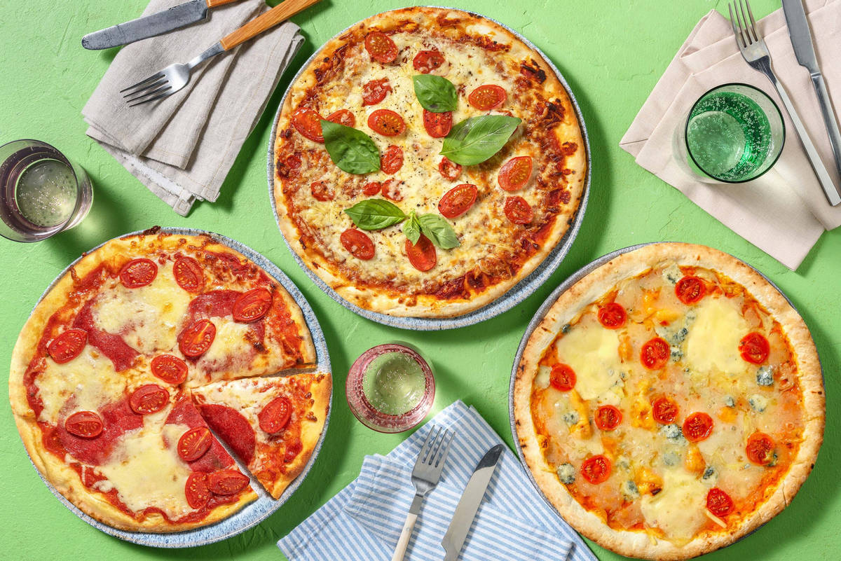 Pizza Party: Margherita, Salami & 5 Formaggi