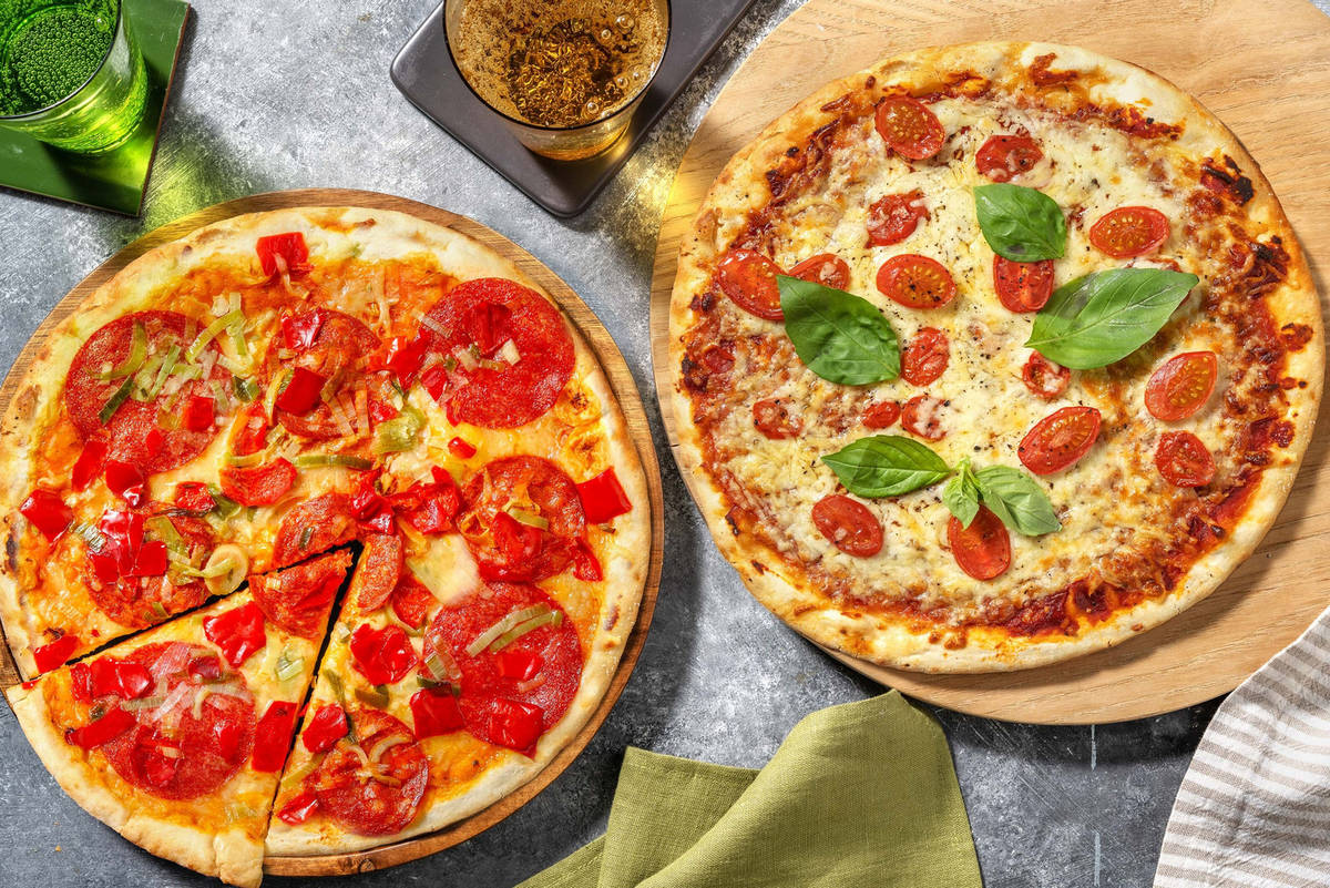 Pizza Party: Margherita Deluxe & Salami