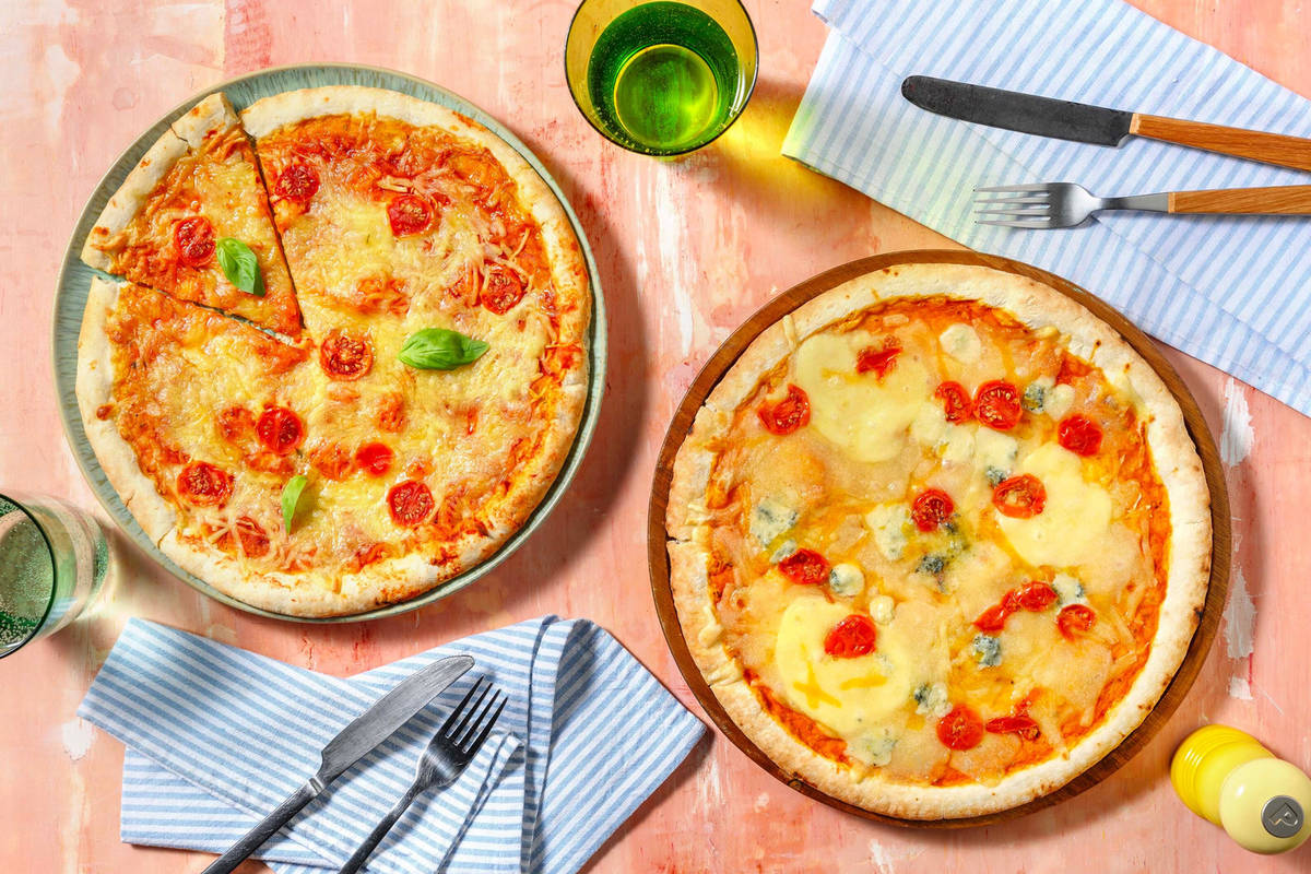 Pizza party - Margherita deluxe & 5 formaggi