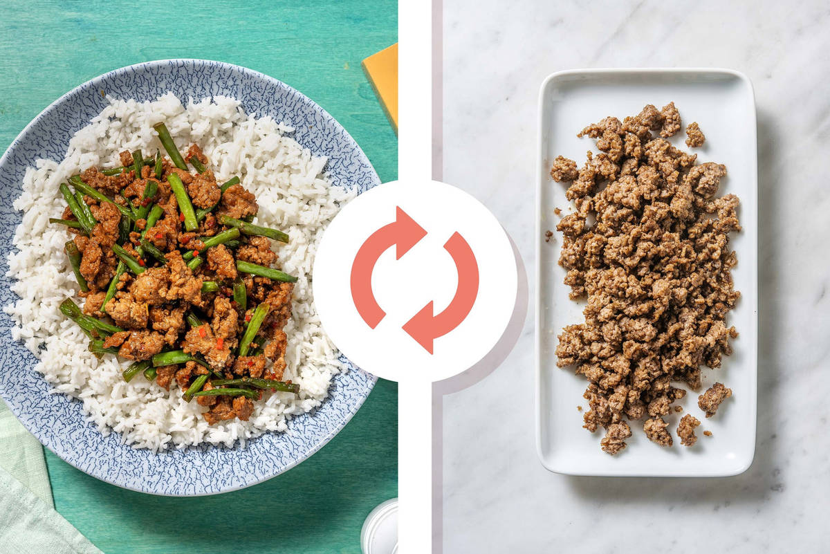 Thai Style Beef Rice Bowl