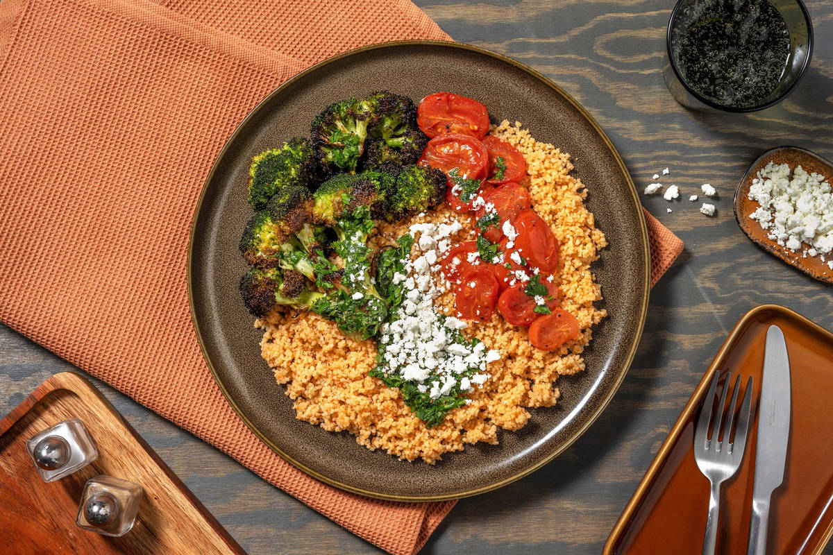 Roasted Broccoli Steaks and Salsa Verde