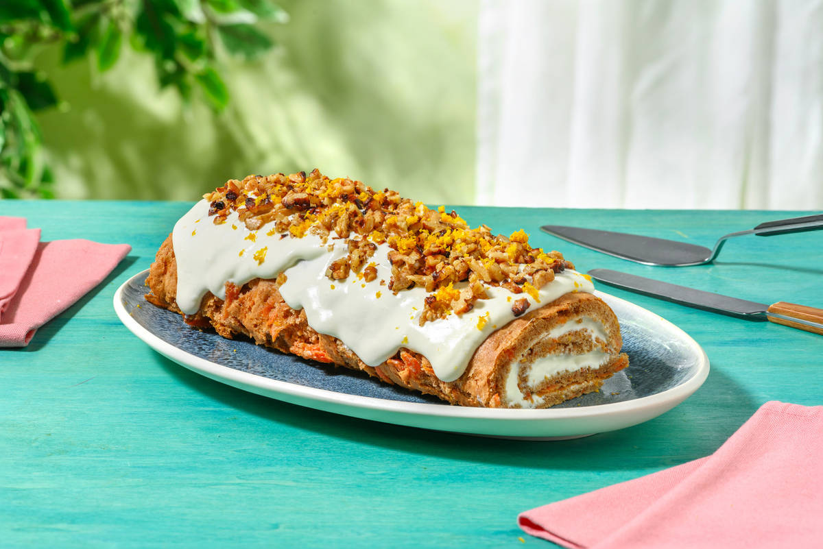 Box Pâtisserie | Carrot cake roulé au fromage frais