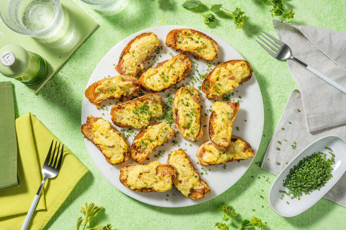 Rarebit Crostinis