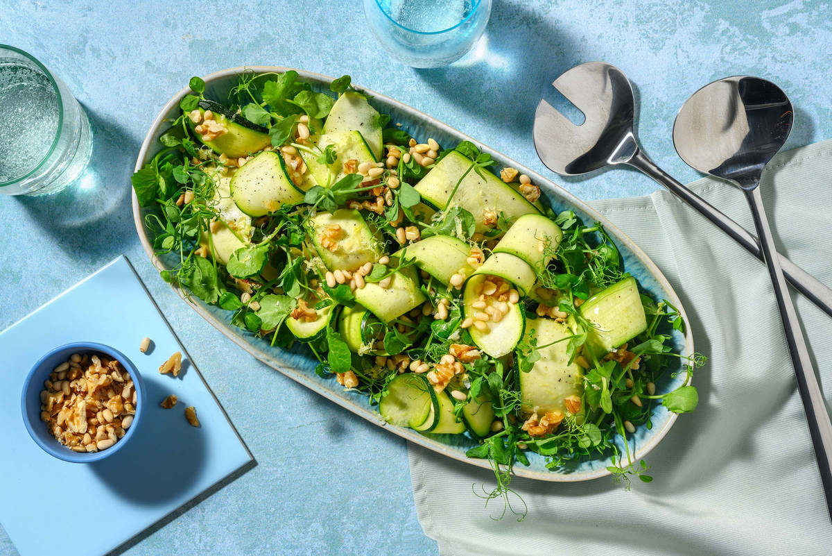 Courgette Ribbon Tide Pool Salad