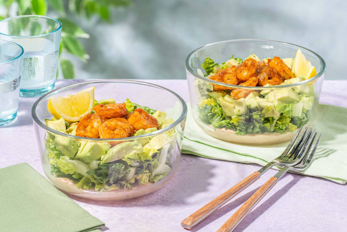 Chipotle Prawn Cocktail & Avocado Salad