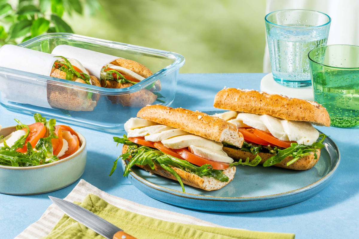 Mozzarella and Tomato Roll