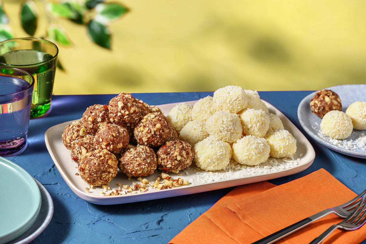 Milk and White Chocolate Truffles