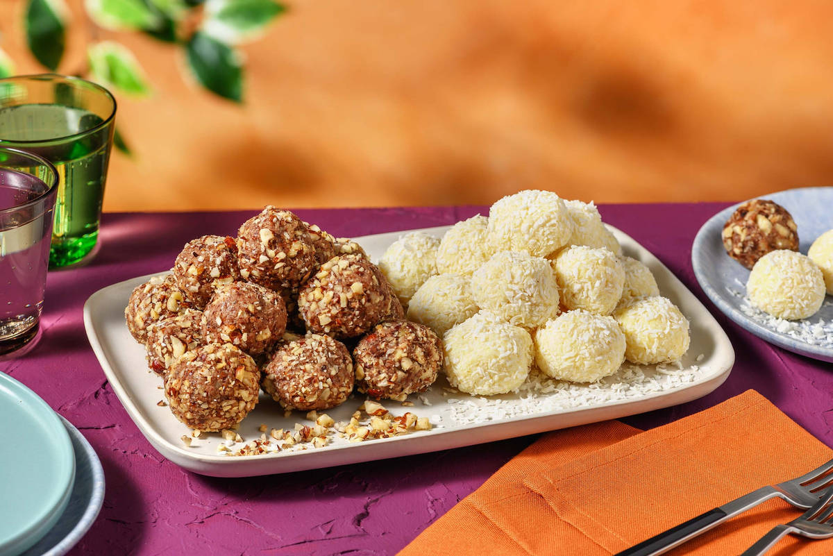 Hazelnut and Wondrous White Chocolate Truffles