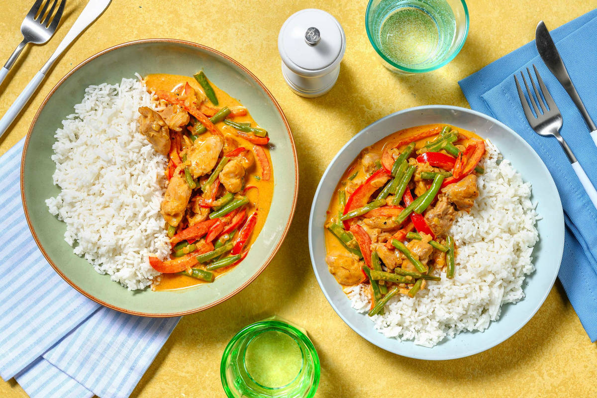 Milde Thaise kipcurry - Dubbele portie