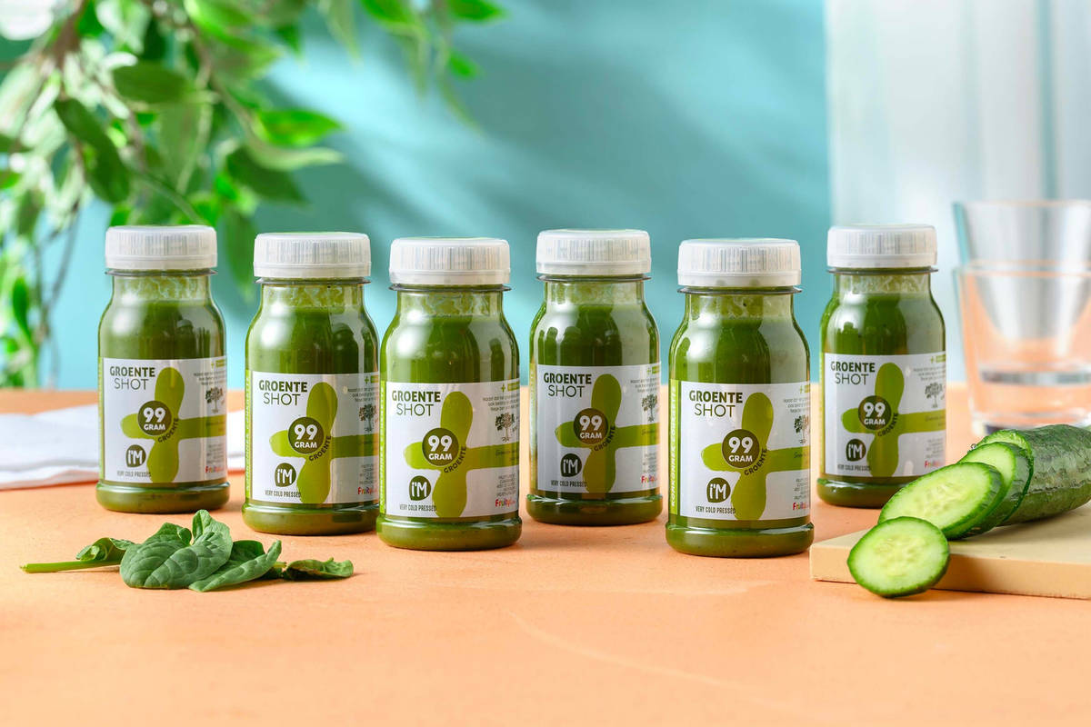 Komkommer-courgette-spinazieshot - Mild