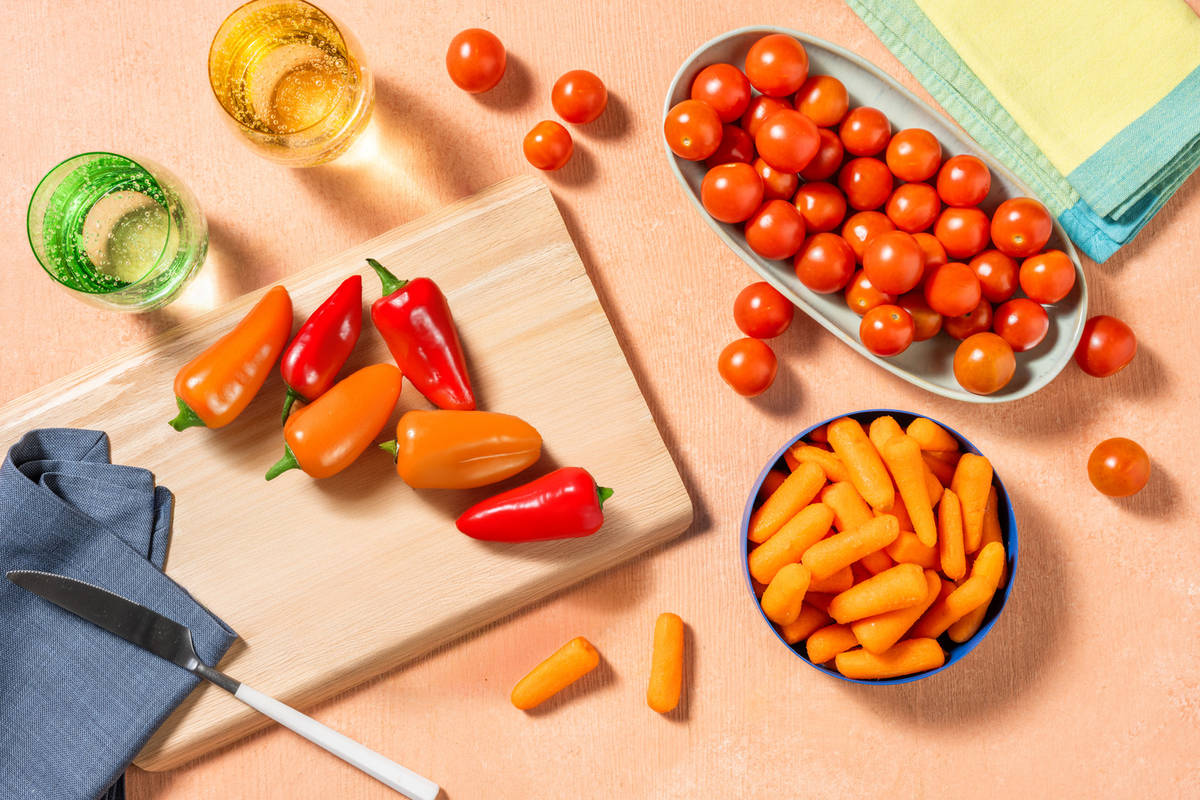 Overraskelsespose med grønnsakssnacks