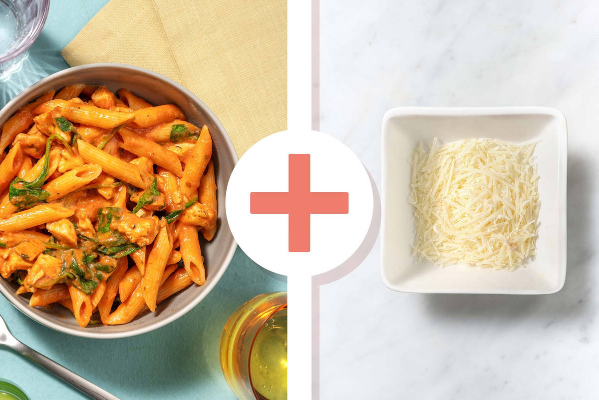 Herby Creamy Tomato Chicken Penne