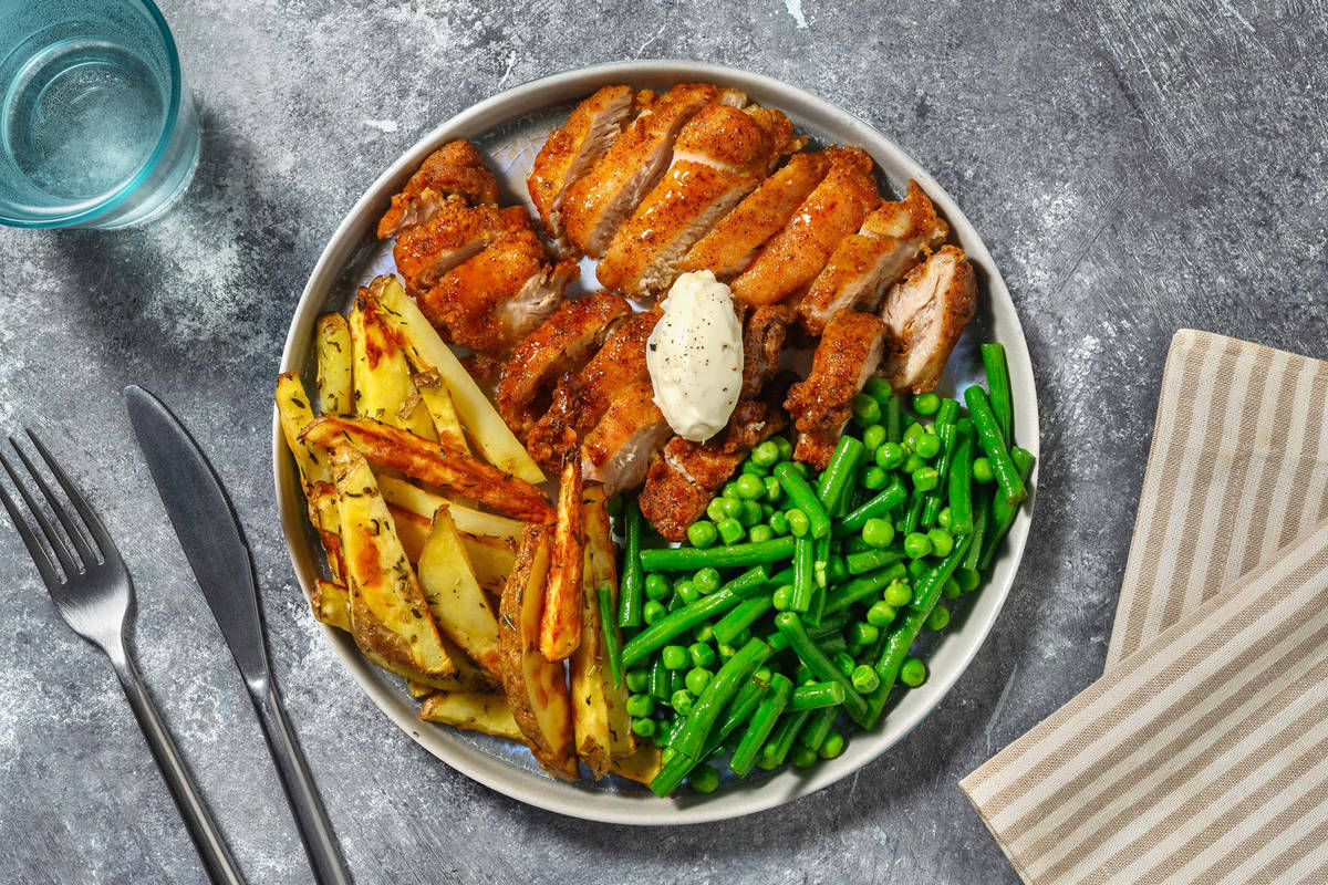 Glazed Peri Peri Chicken Thighs