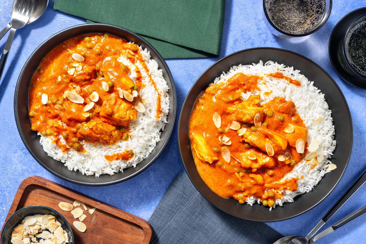 Butter Chicken and Basmati Rice