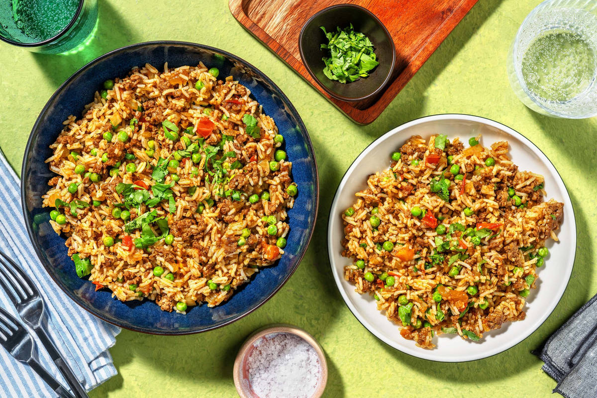 Aromatic Beef Pilaf