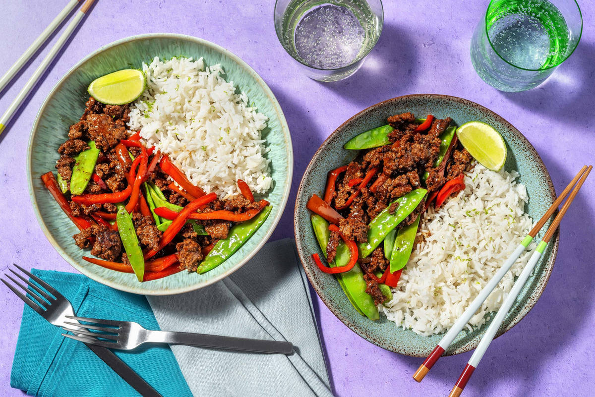 Thai Style Beef Bowl