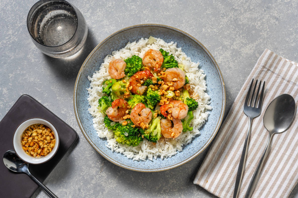 Honey Ginger Prawns